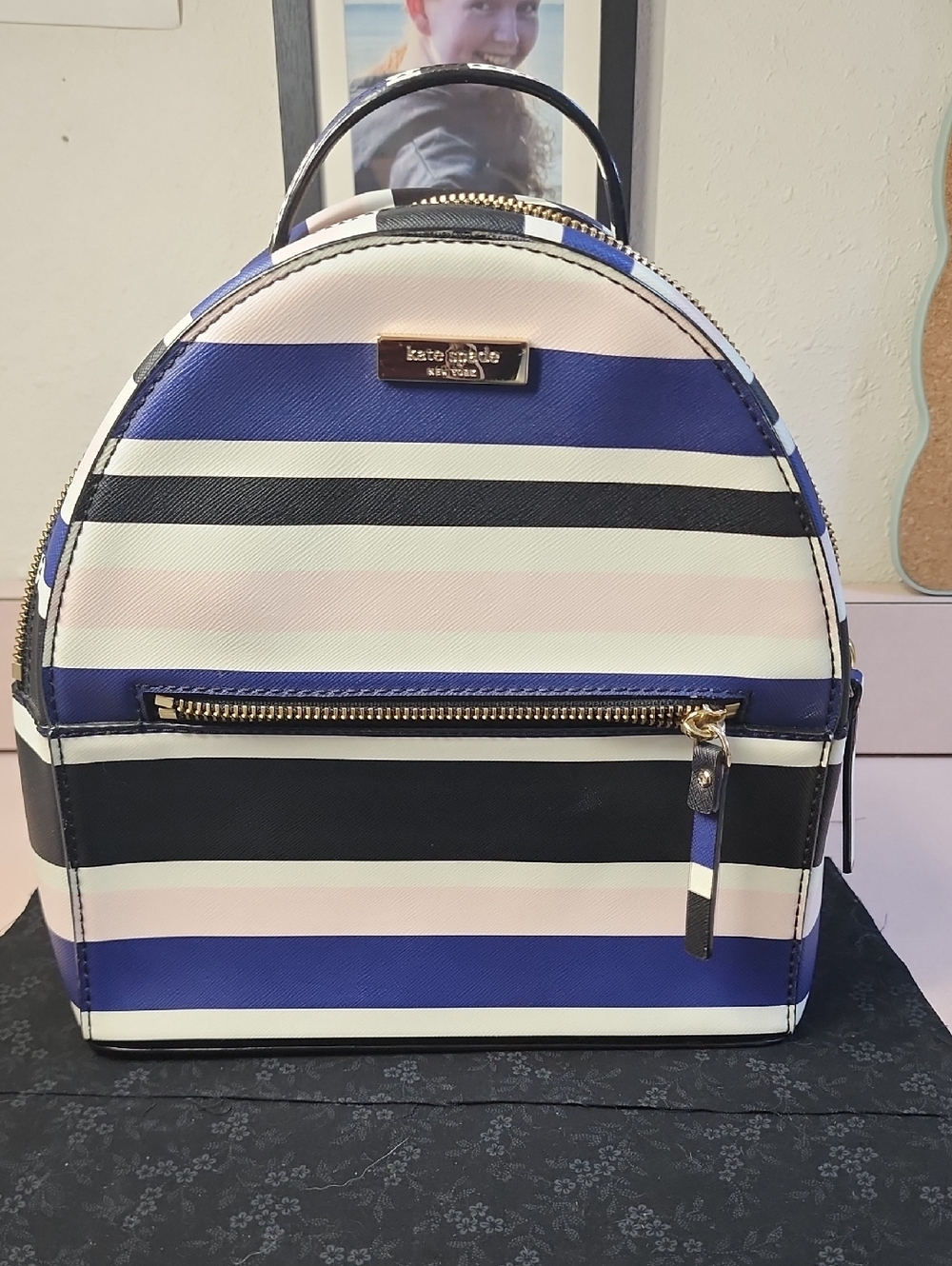 kate spade "Laurel Way Sammi Cruise Stripped Backpack"